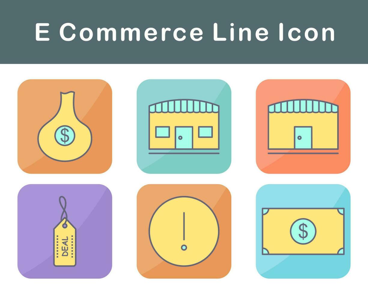 E Commerce Vector Icon Set