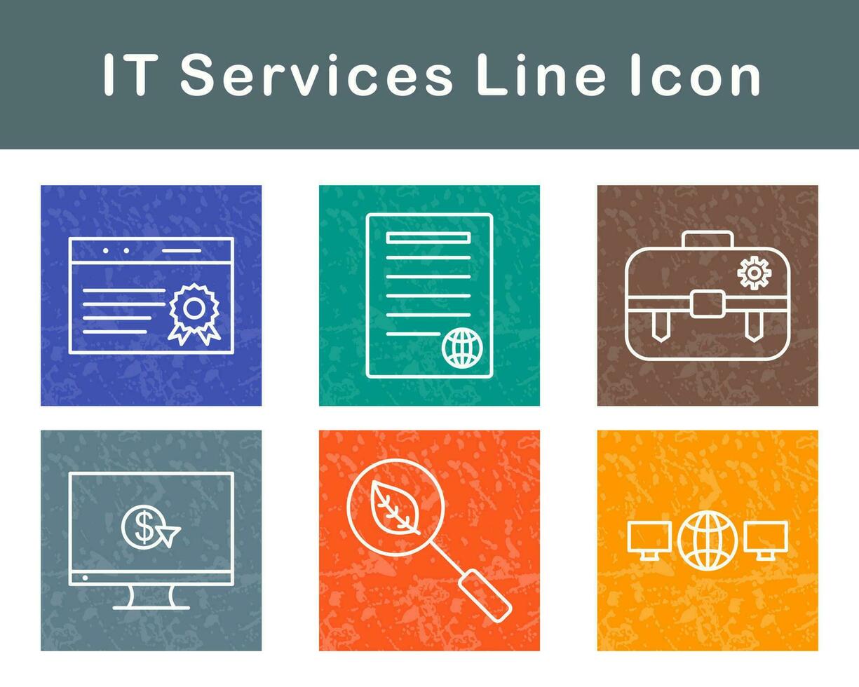 IT Services Vector Icon Set