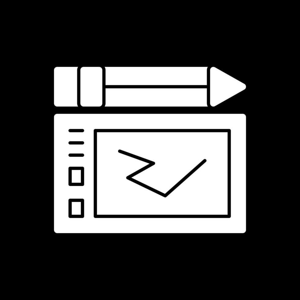 Graphic Tablet Vector Icon Design