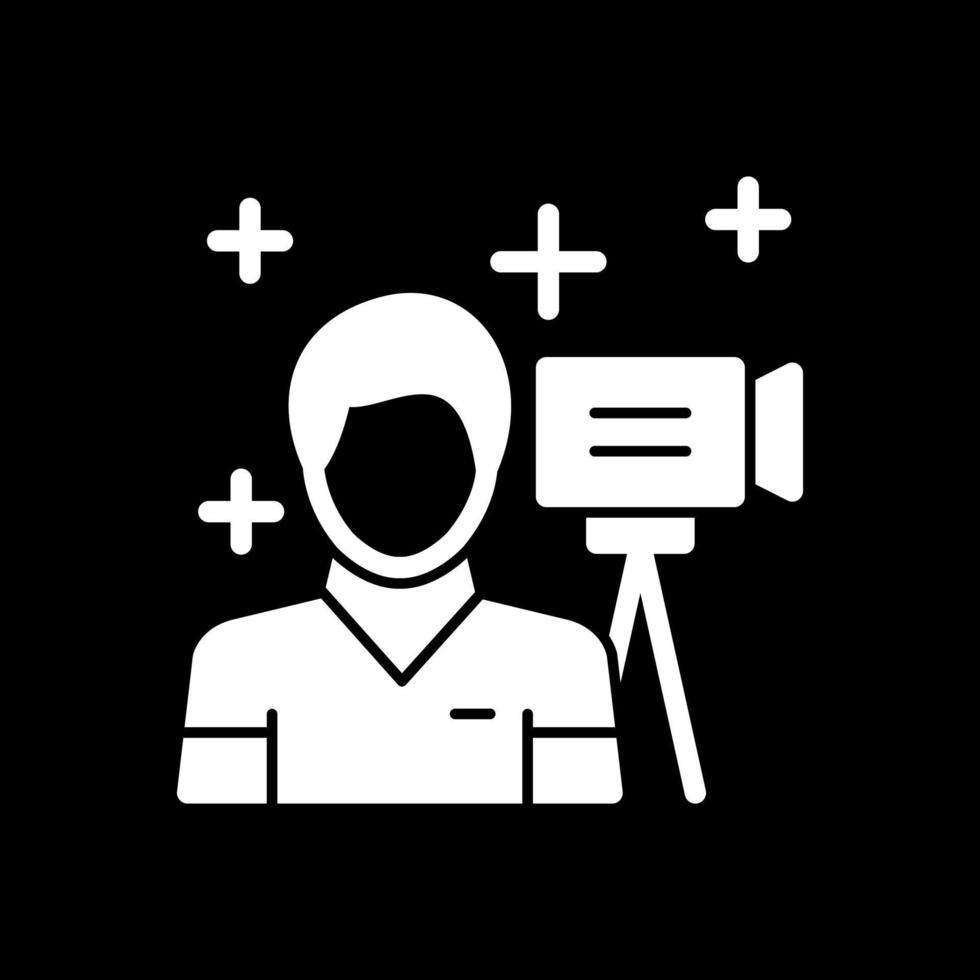 Movie Making Vector Icon Design