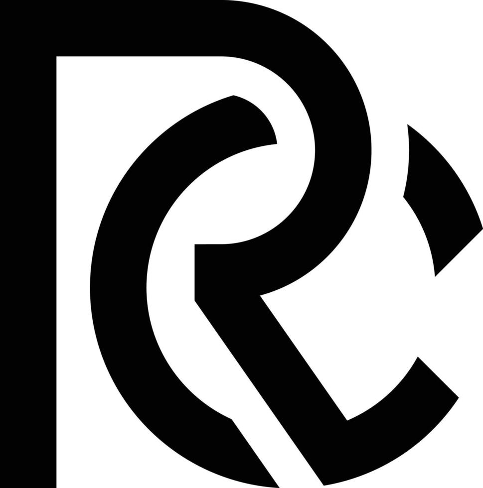 rc icono y logo vector