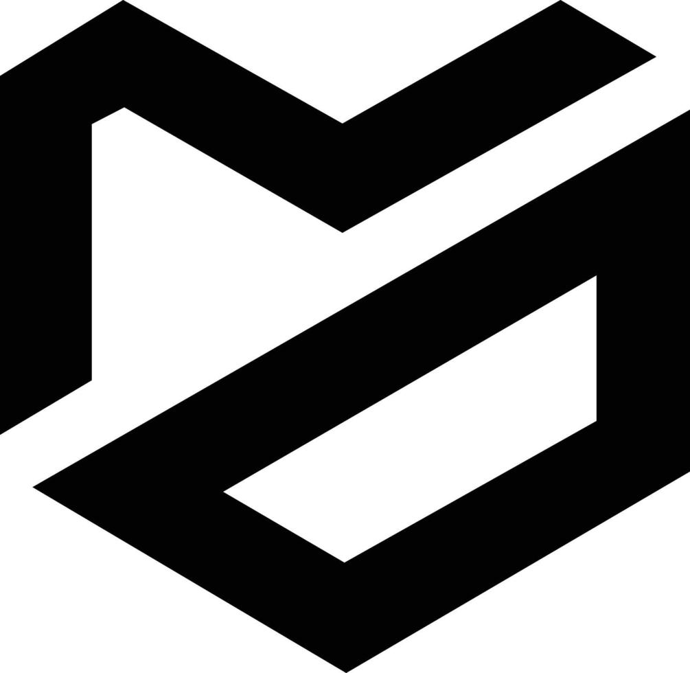 MD icon and logo vector