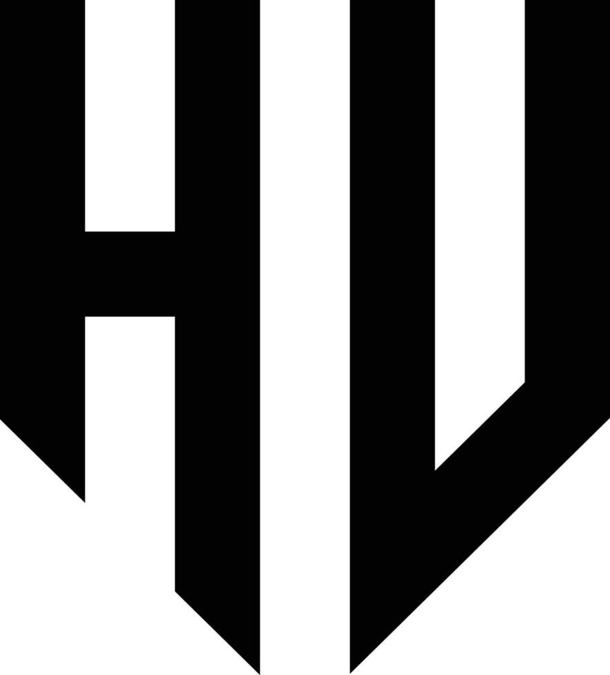 HV icon and logo vector