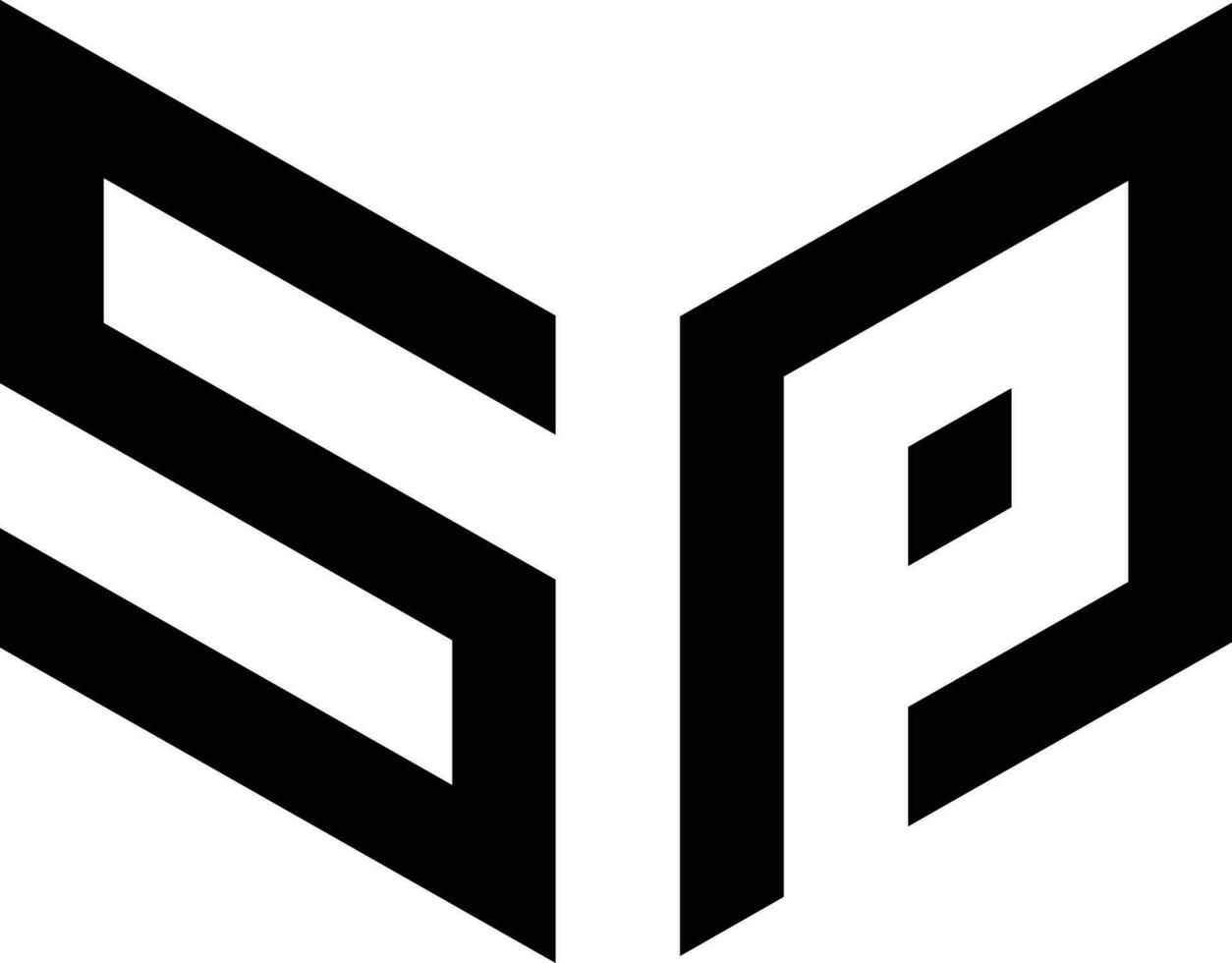 SP logo icon vector