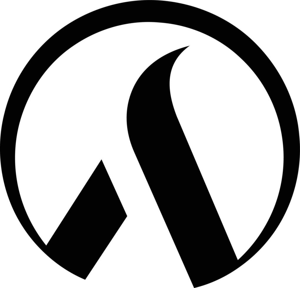 oa logo icono vector
