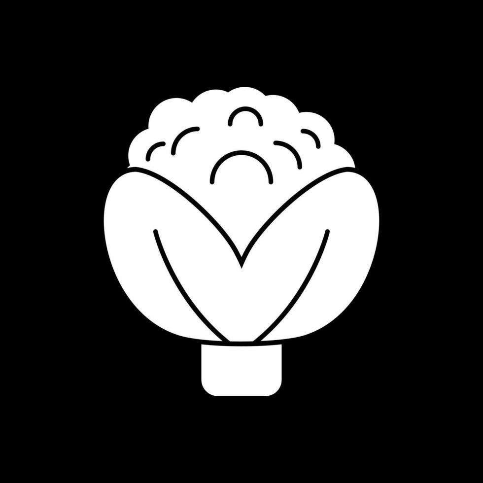 diseño de icono de vector de coliflor