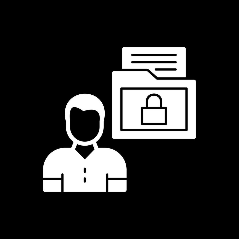 Sensitive Personal Data Vector Icon Design