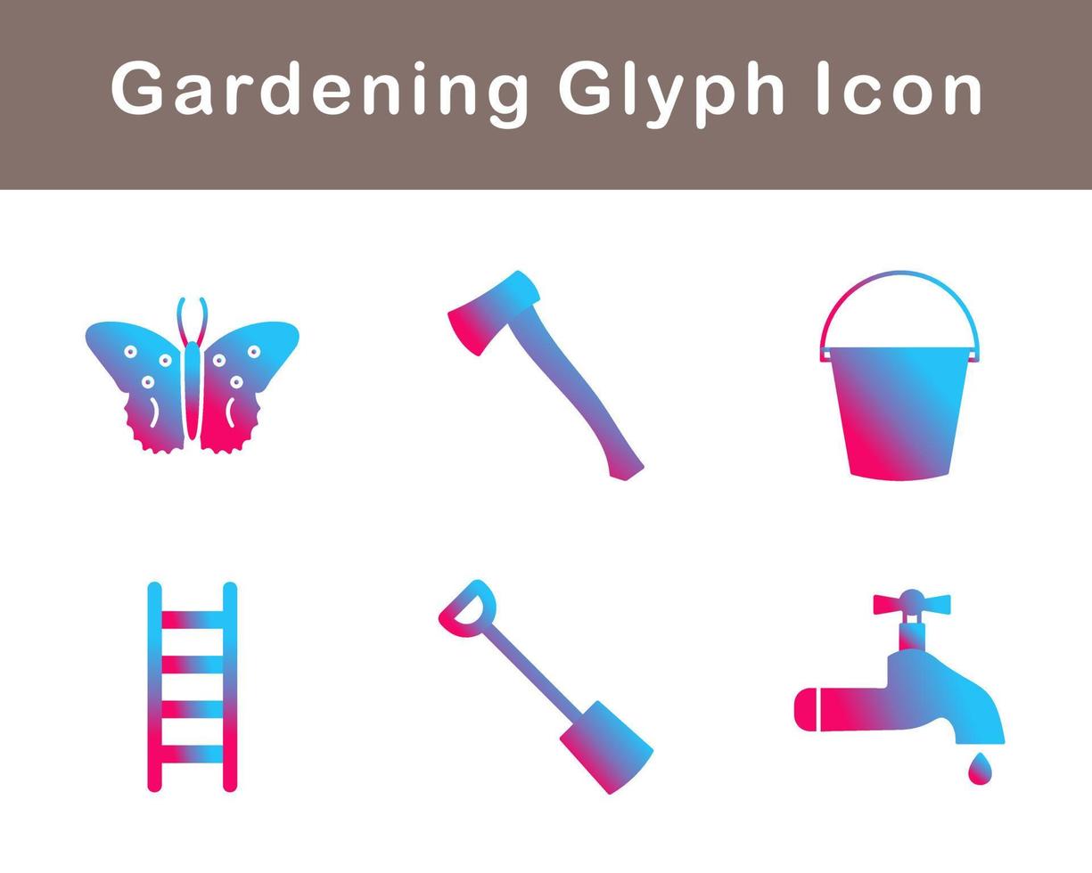 Gardening Vector Icon Set