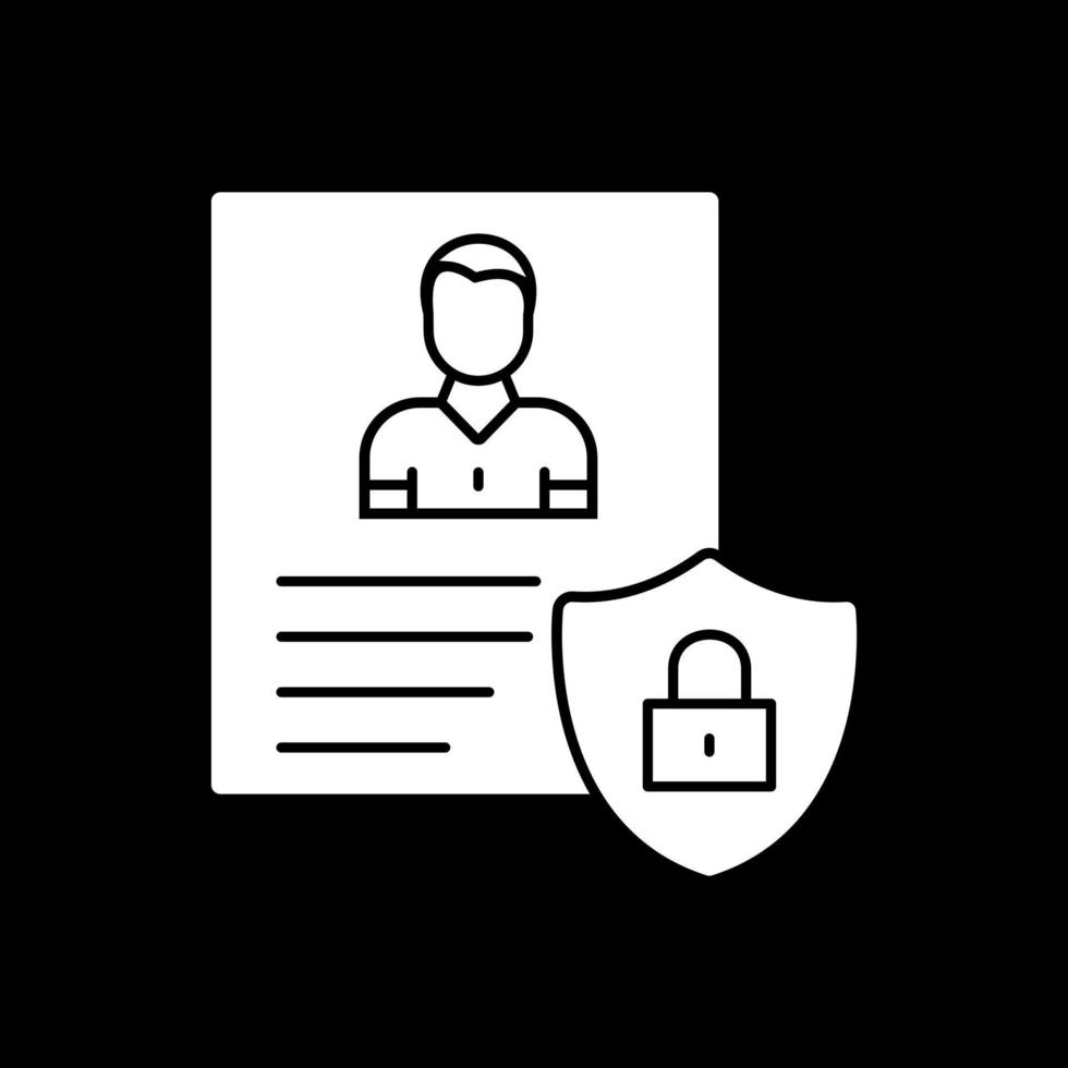 Privacy Policy Template Vector Icon Design