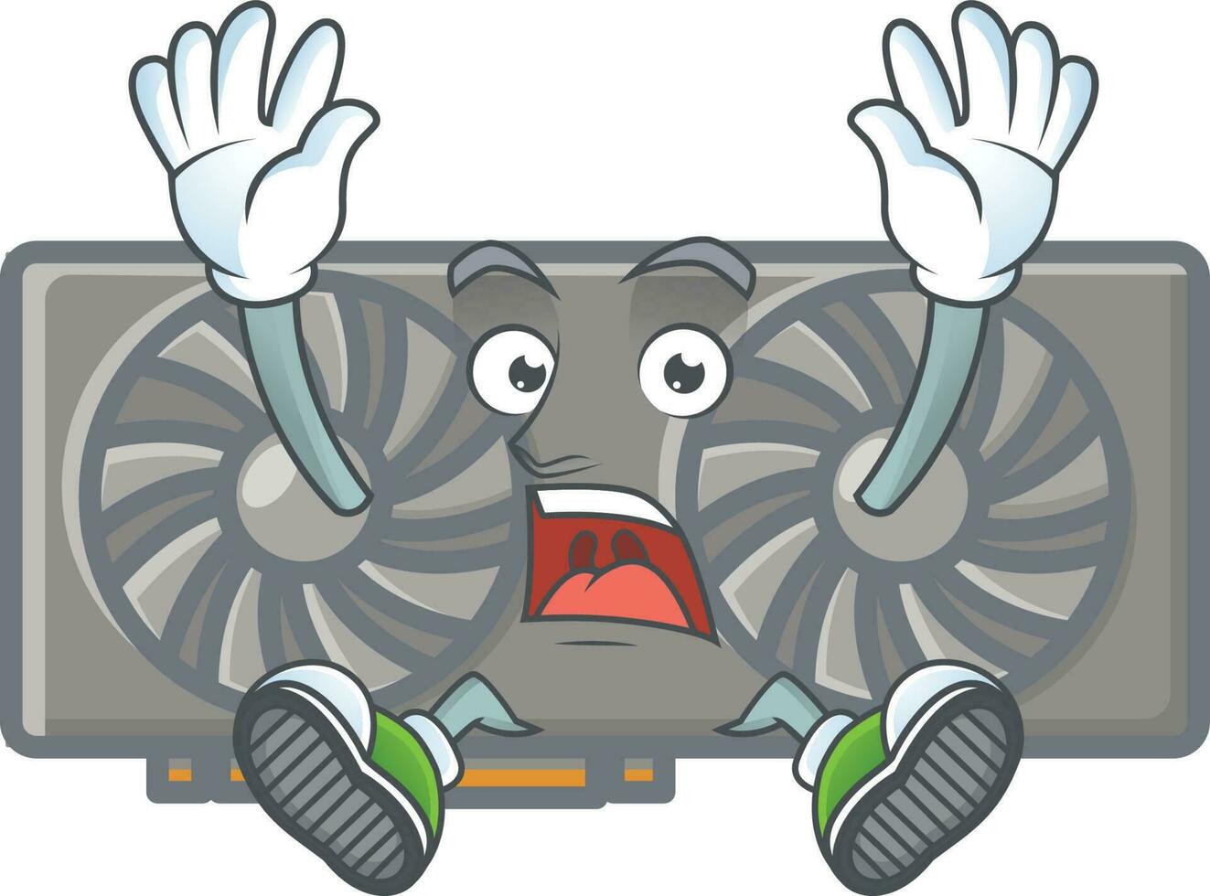 Gaming VGA card icon design vector