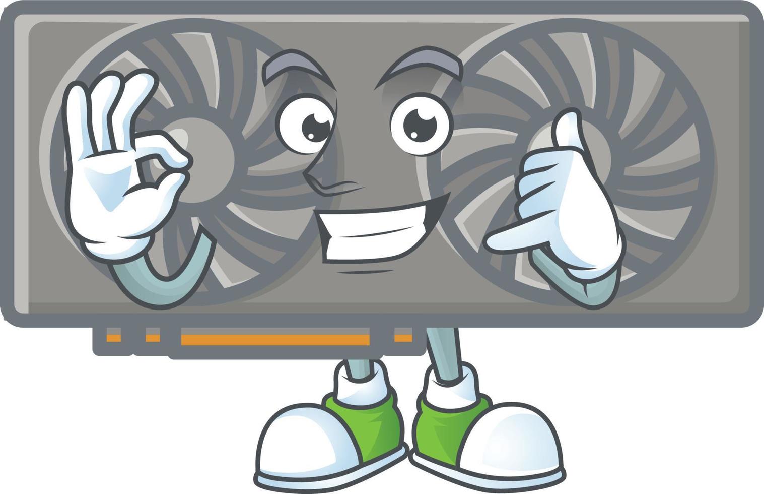 Gaming VGA card icon design vector