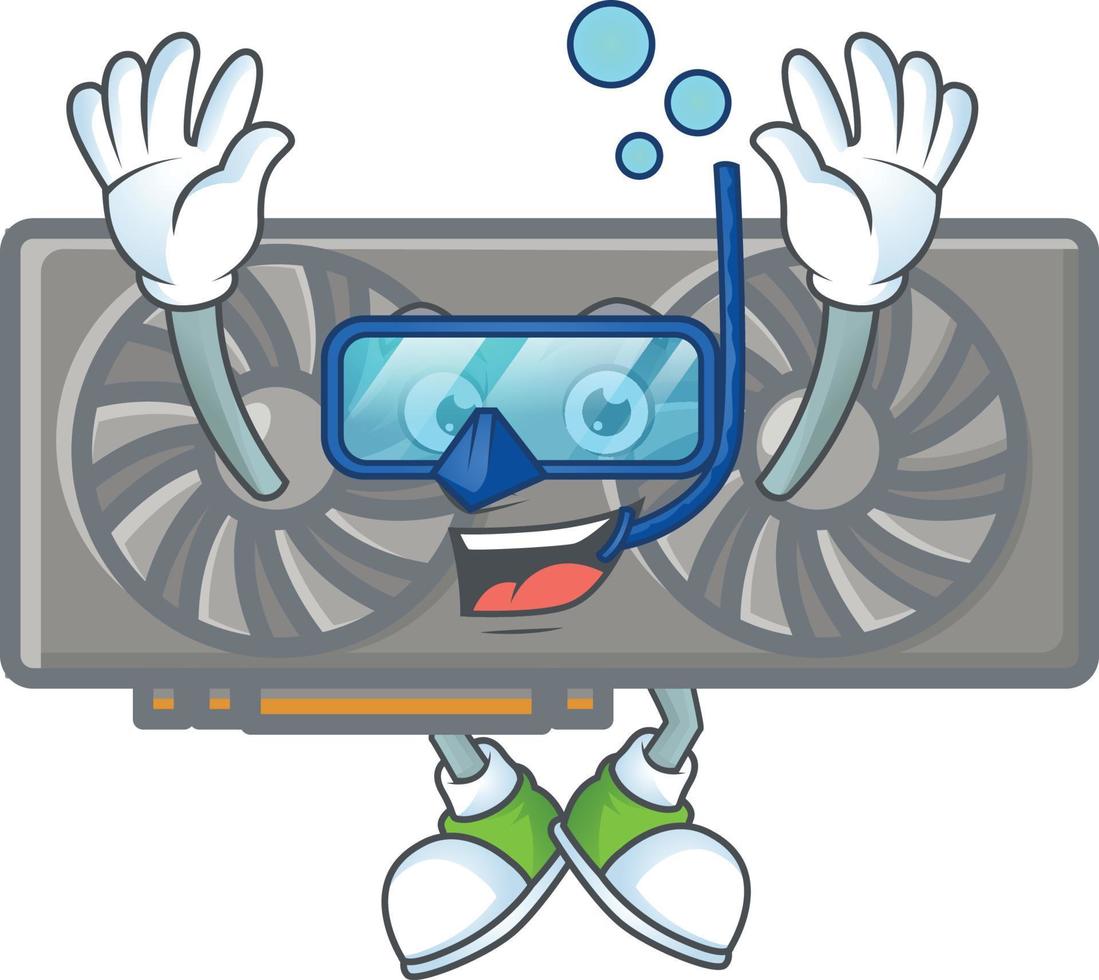 Gaming VGA card icon design vector