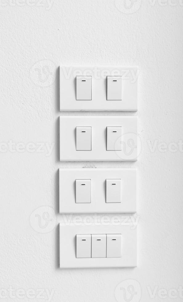 Light Switch on wall photo