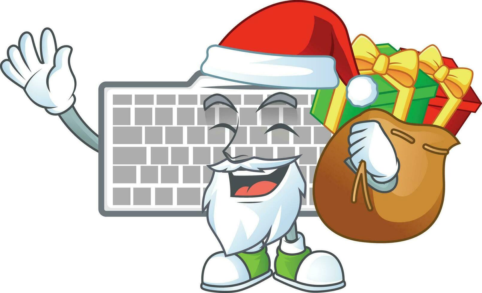 White keyboard icon design vector