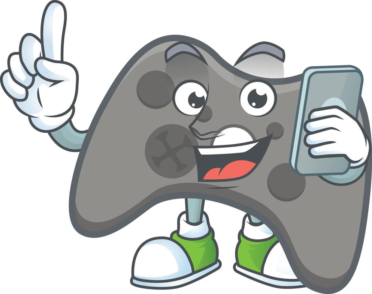 Black joystick icon design vector