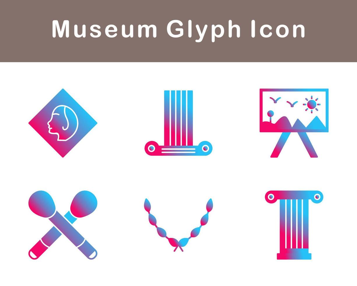 Museum Vector Icon Set