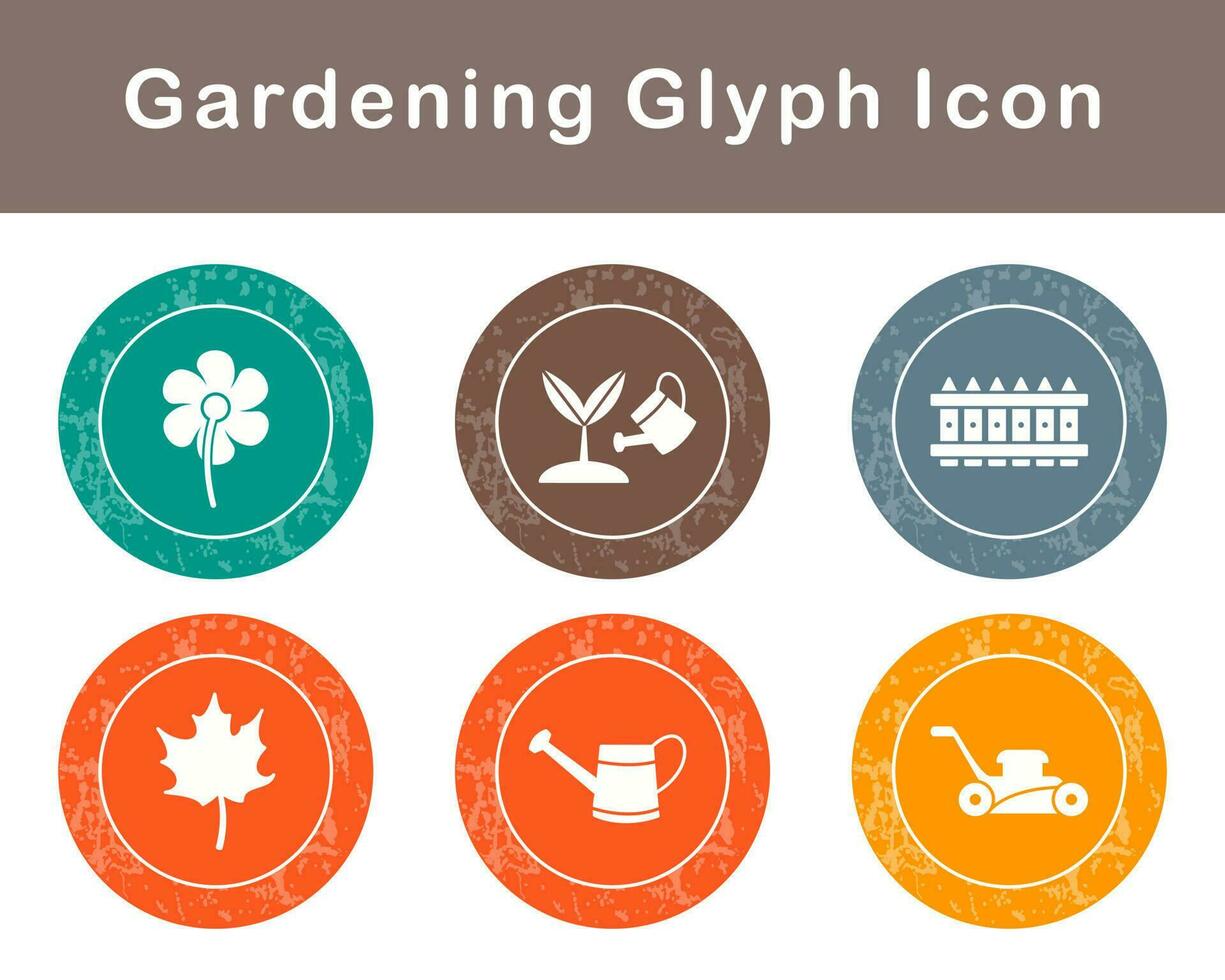 Gardening Vector Icon Set