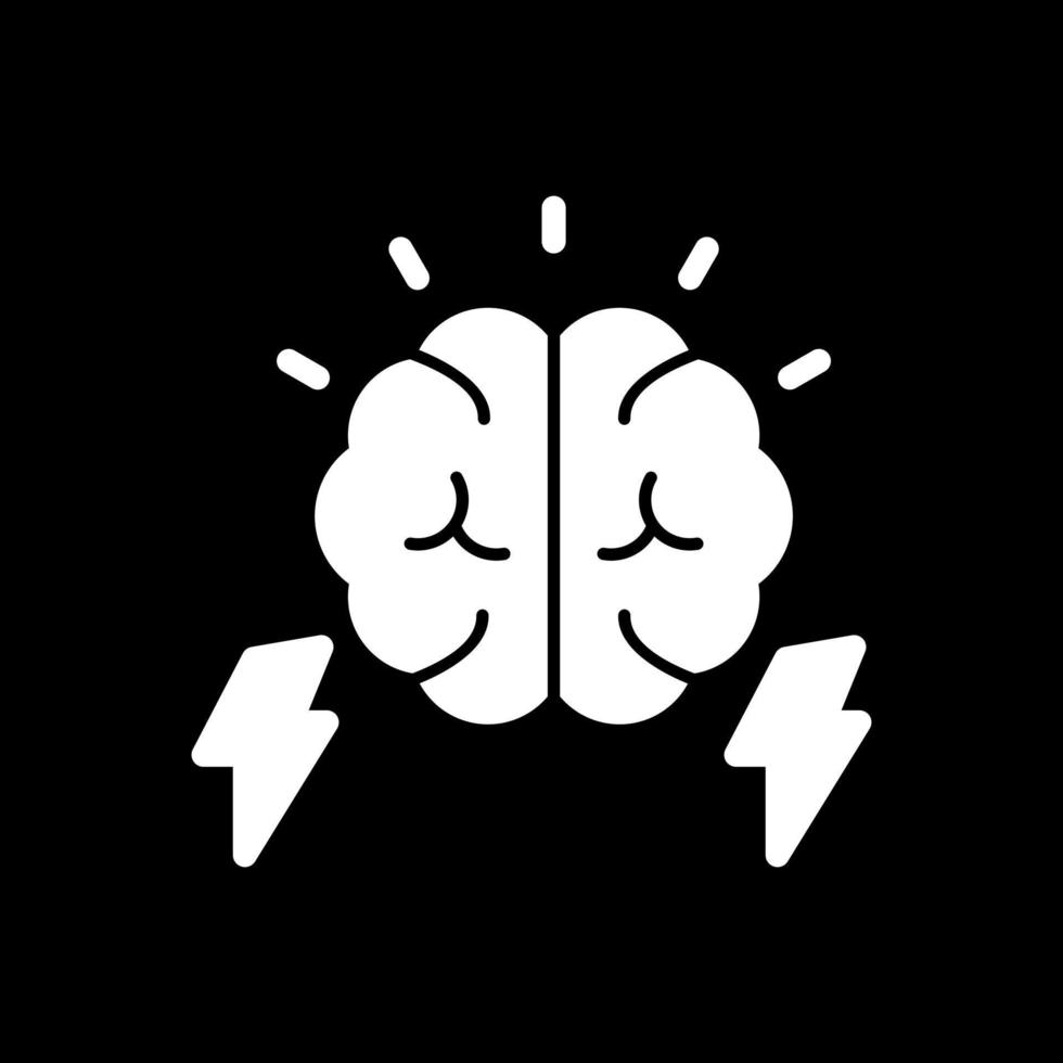 diseño de icono de vector de poder cerebral
