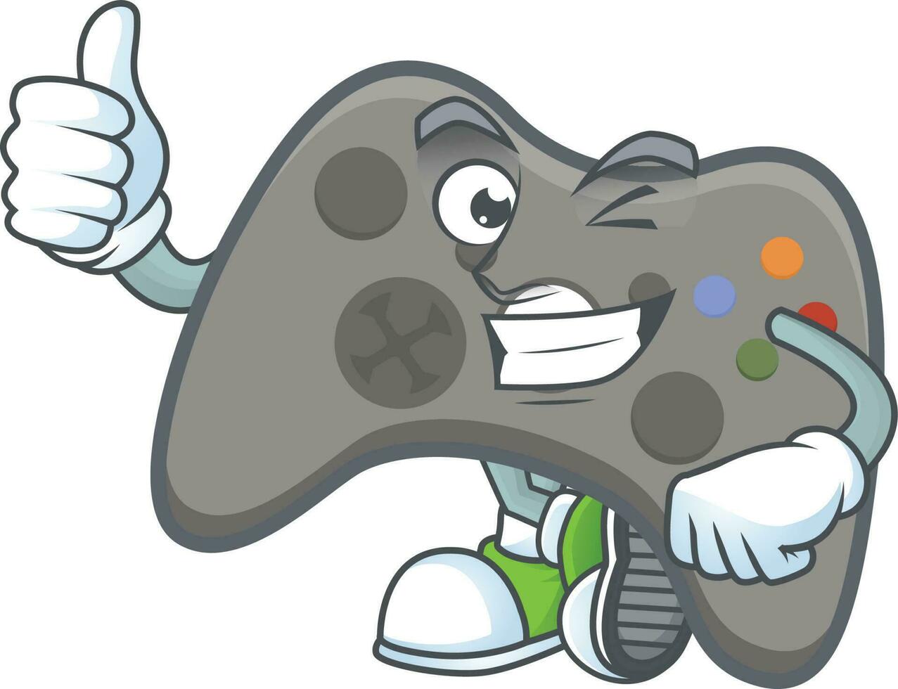 Black joystick icon design vector