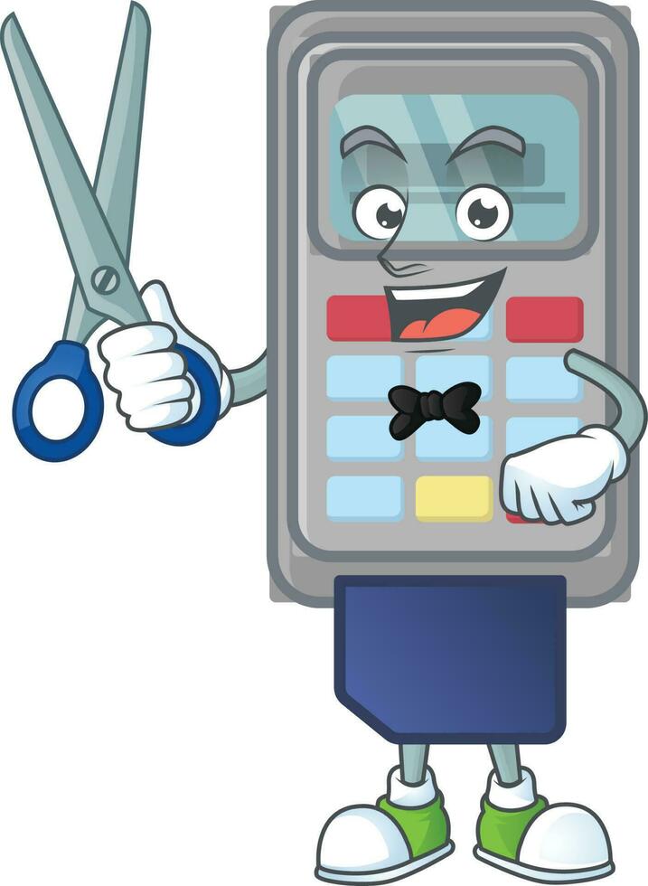 POS machine icon design vector