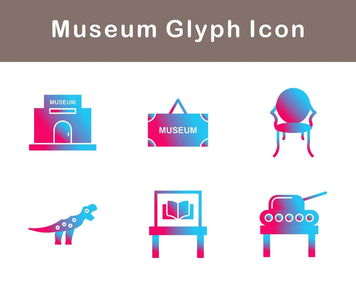 Museum Vector Icon Set