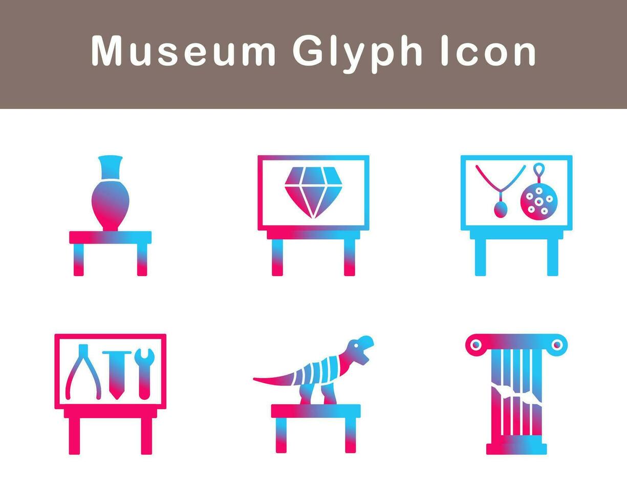 Museum Vector Icon Set