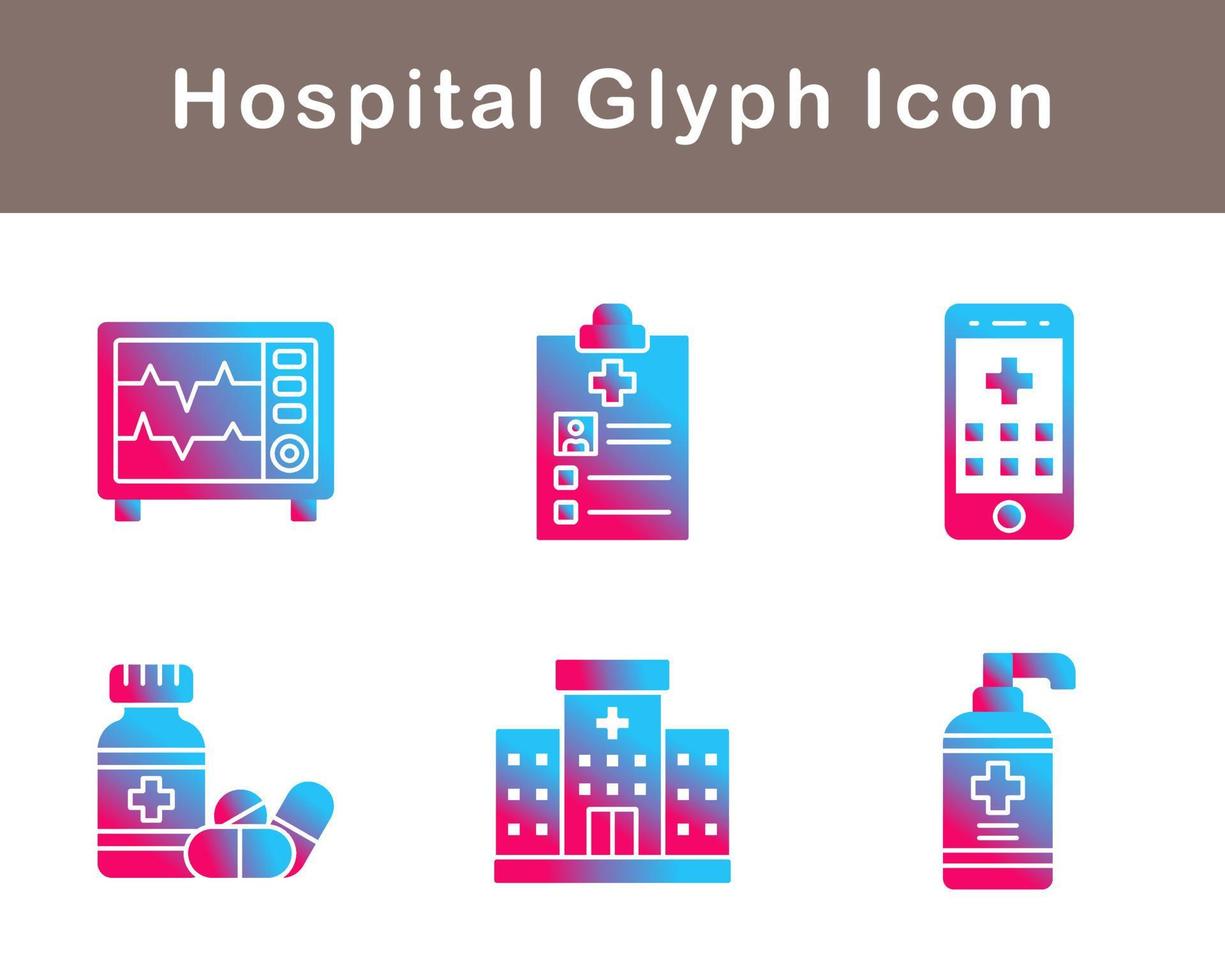 Hospital Vector Icon Set