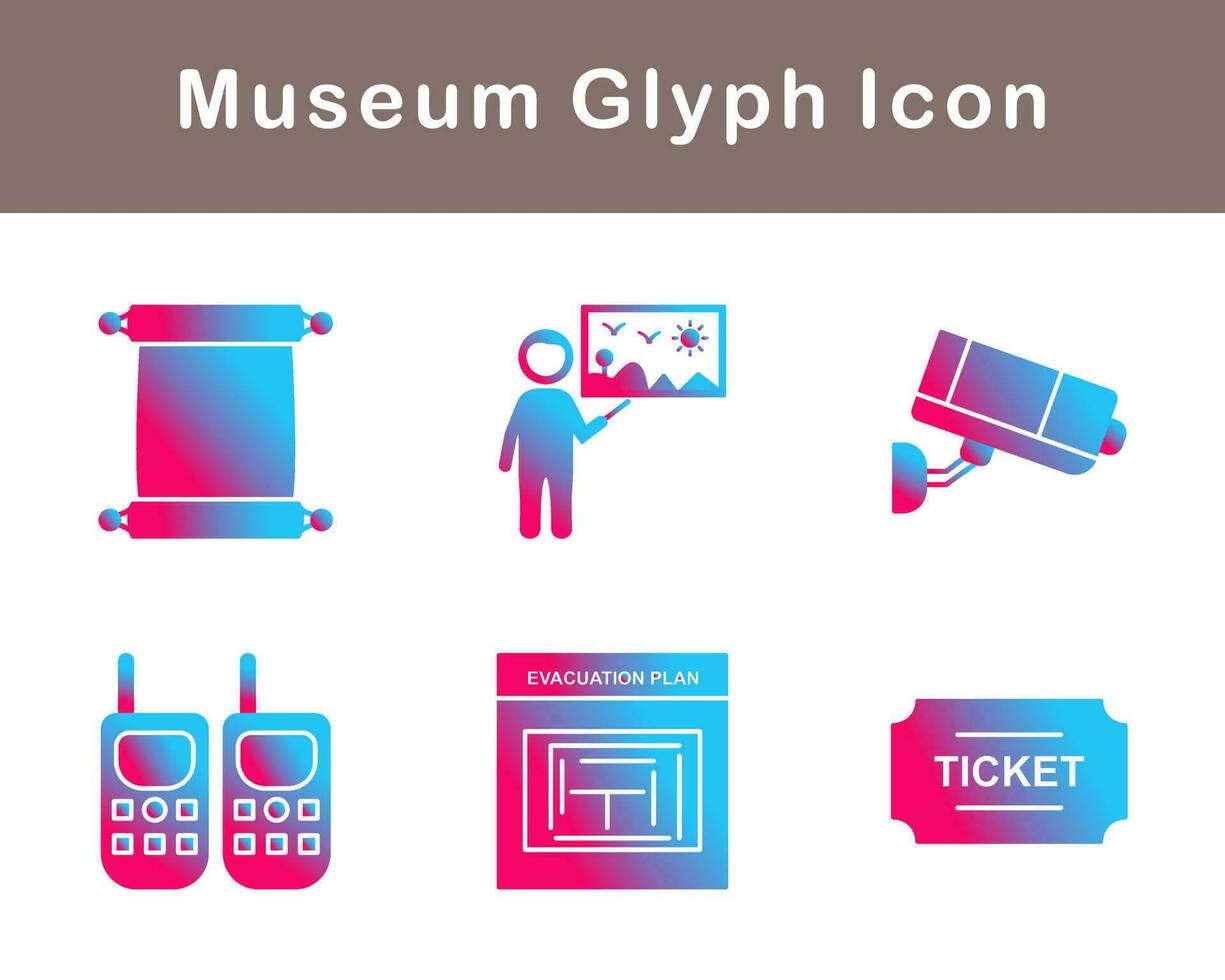 Museum Vector Icon Set