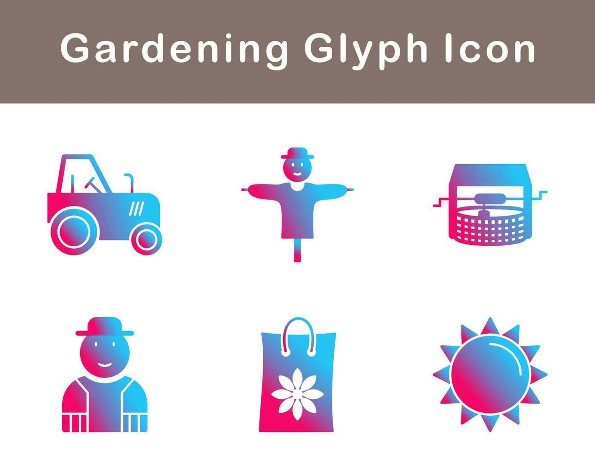 Gardening Vector Icon Set