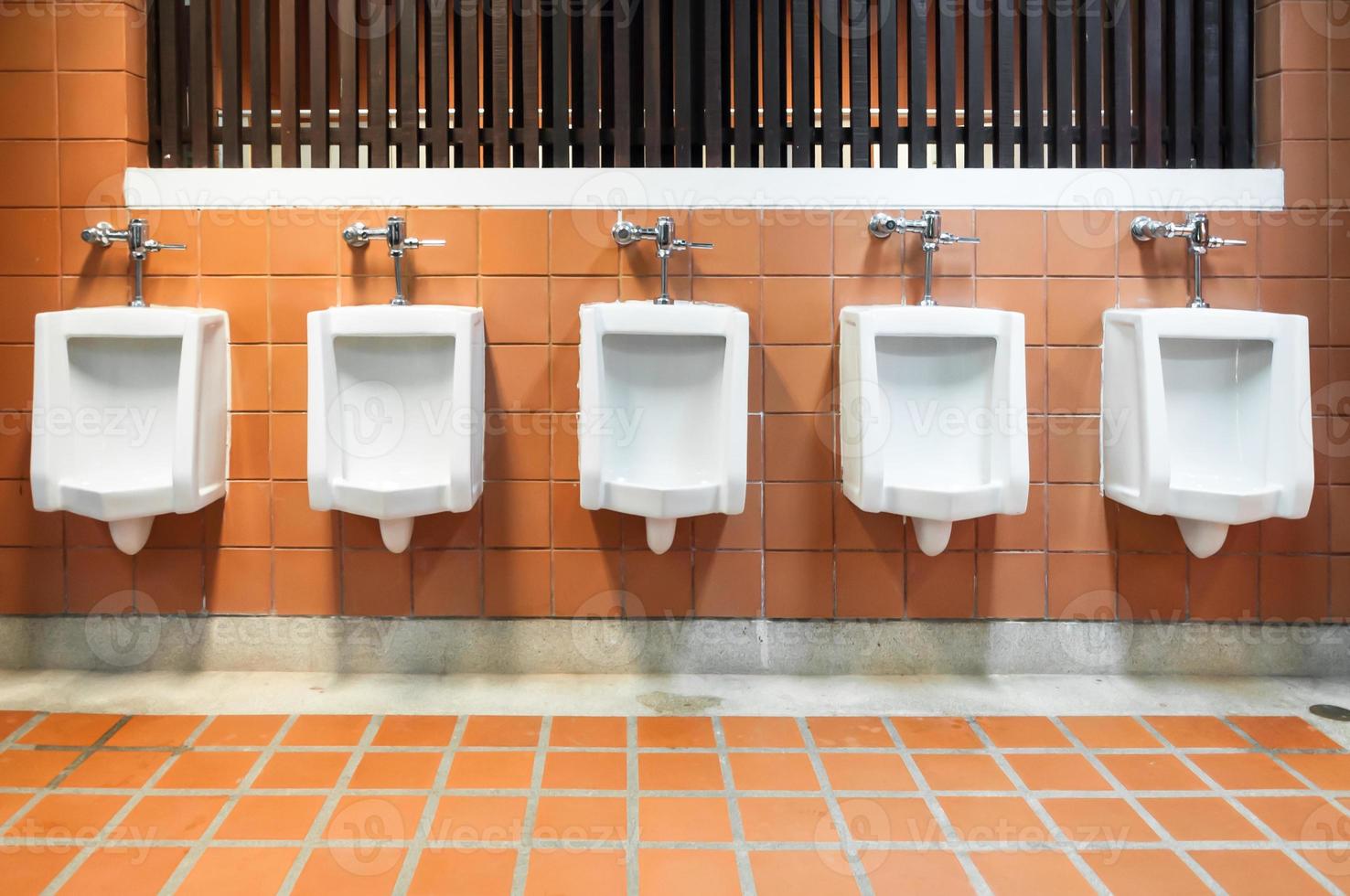 Men's room urinals discharge of waste from the body,men toilets photo