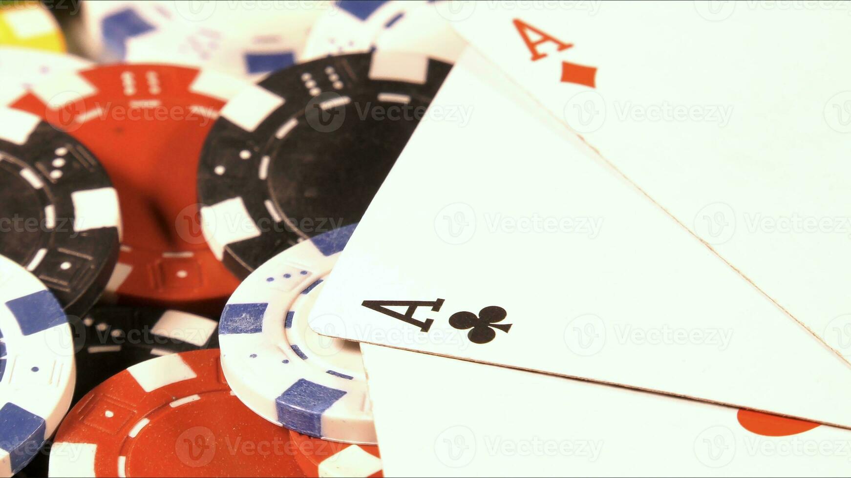 Game Gambling Tools Money Poker Chips and Poker Cards photo