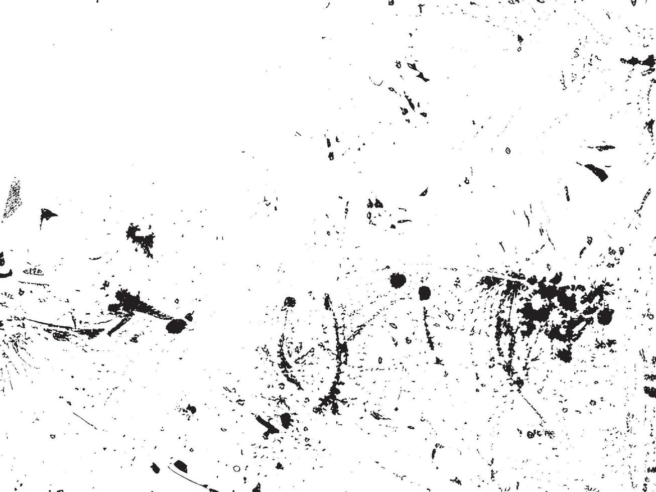 Grunge Texture with Splatter and Scratch Effects. vector