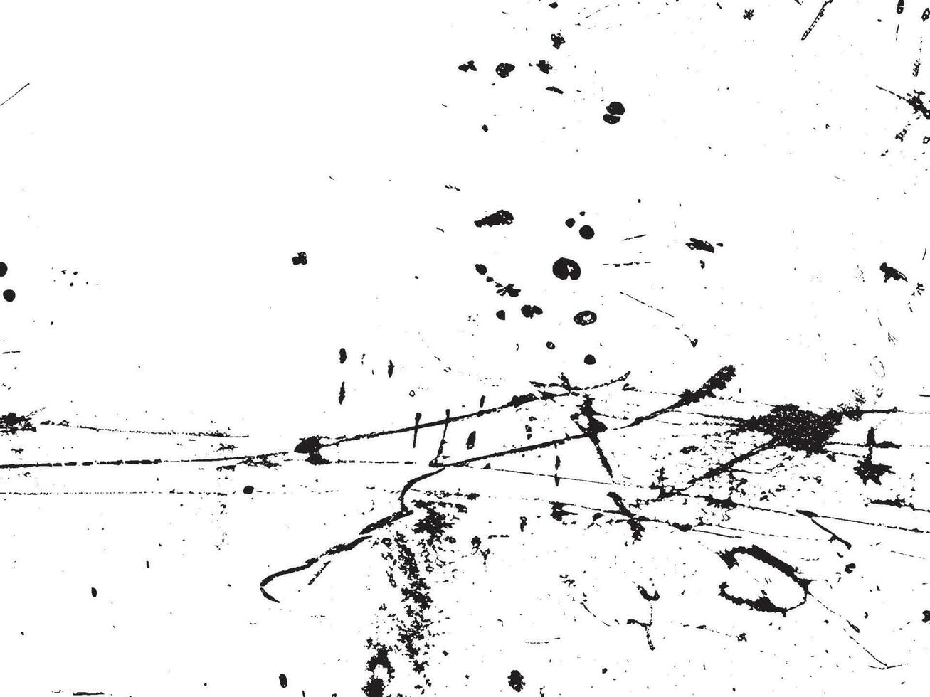 Grunge Texture with Splatter and Scratch Effects. vector