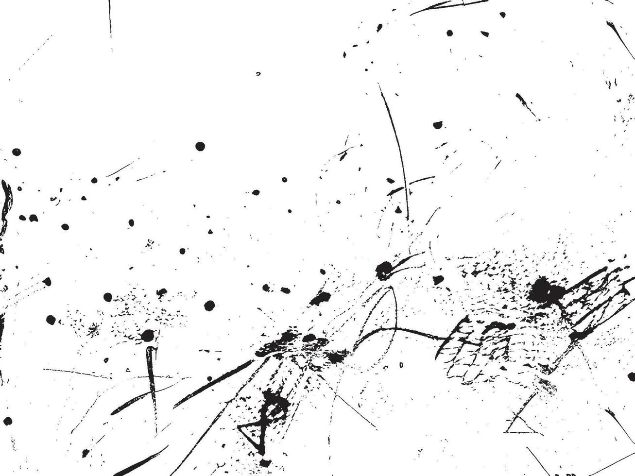 Grunge Texture with Splatter and Scratch Effects. vector