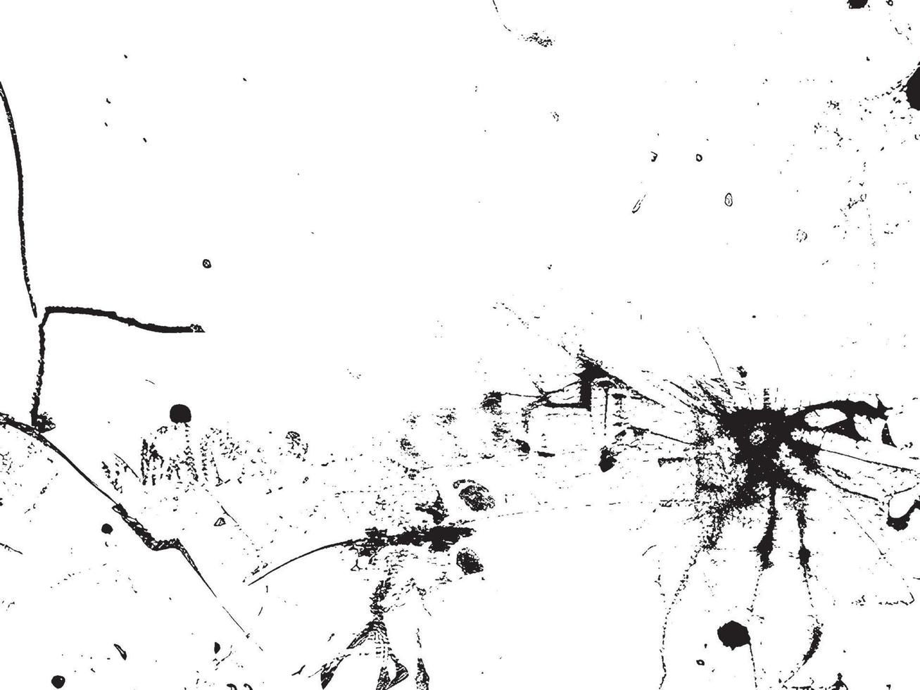 Grunge Texture with Splatter and Scratch Effects. vector