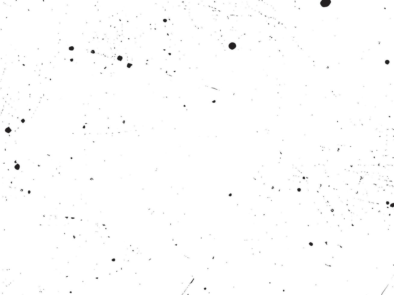 Grunge background vector illustration. Black and white messy texture with scratches and dots. Distressed overlay effect for retro design. Abstract dirty surface with empty space. EPS10.