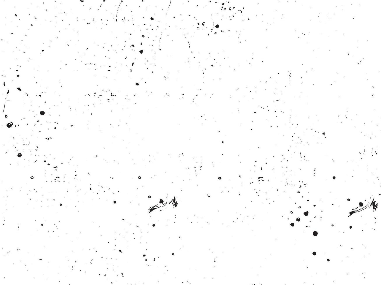 Grunge background vector illustration. Black and white messy texture with scratches and dots. Distressed overlay effect for retro design. Abstract dirty surface with empty space. EPS10.