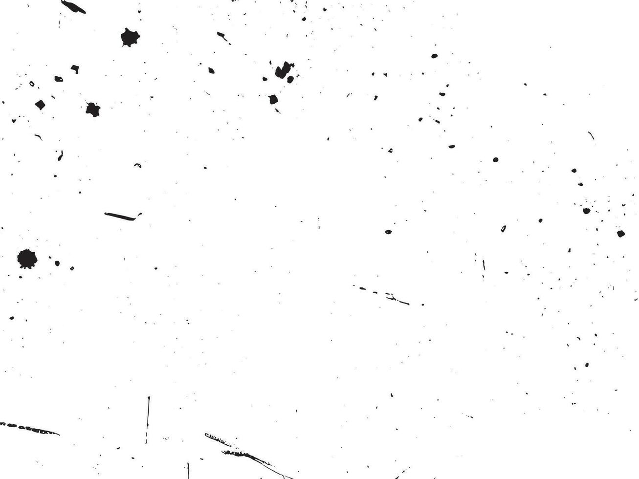 Grunge background vector illustration. Black and white messy texture with scratches and dots. Distressed overlay effect for retro design. Abstract dirty surface with empty space. EPS10.