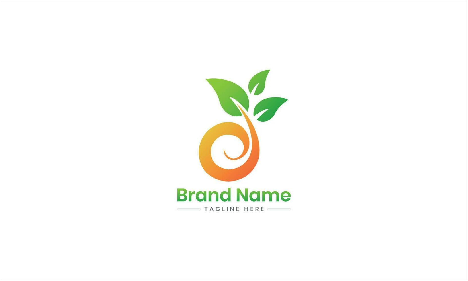 Modern Creative E letter with leaf  E vector gradient color logo template