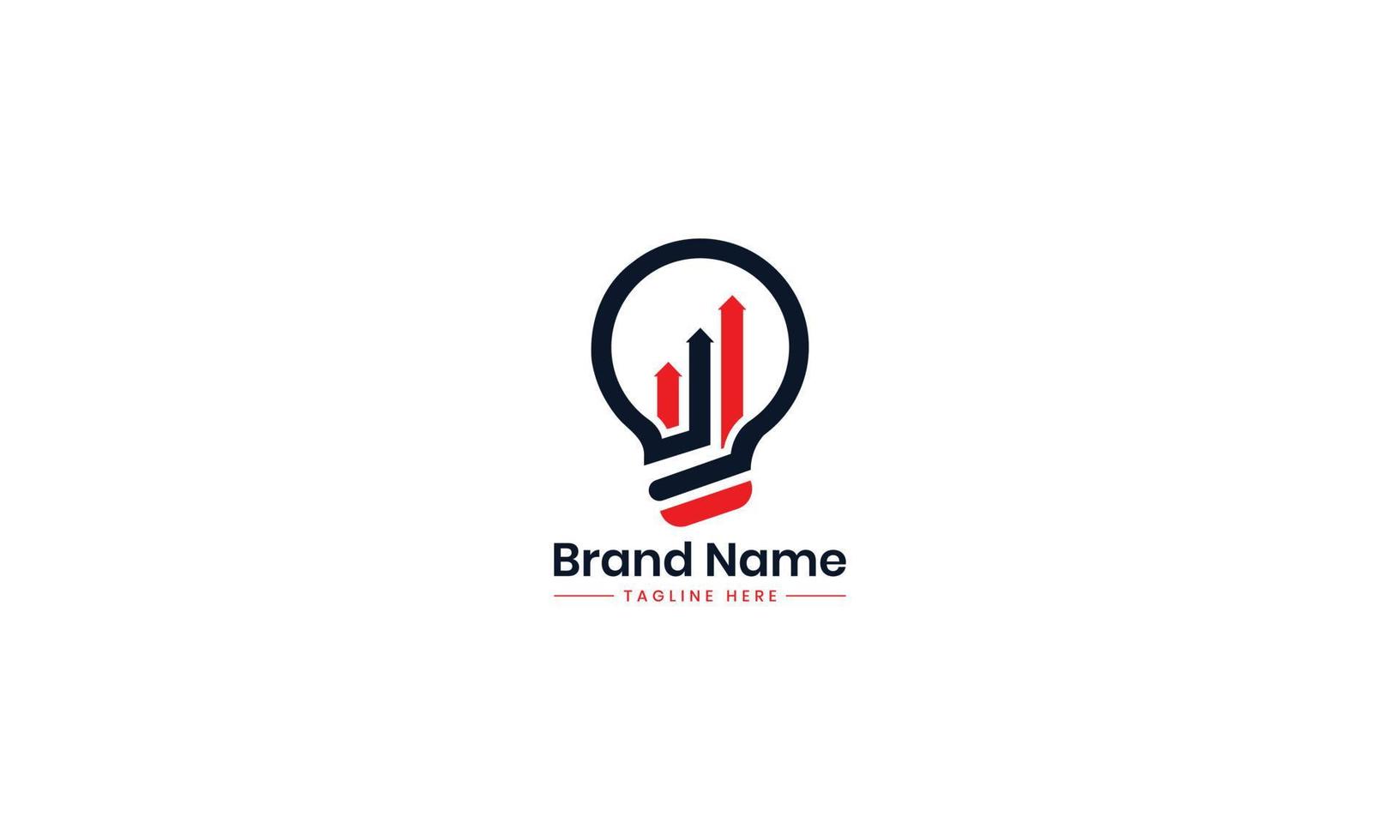 Marketing logo with nice shape vector