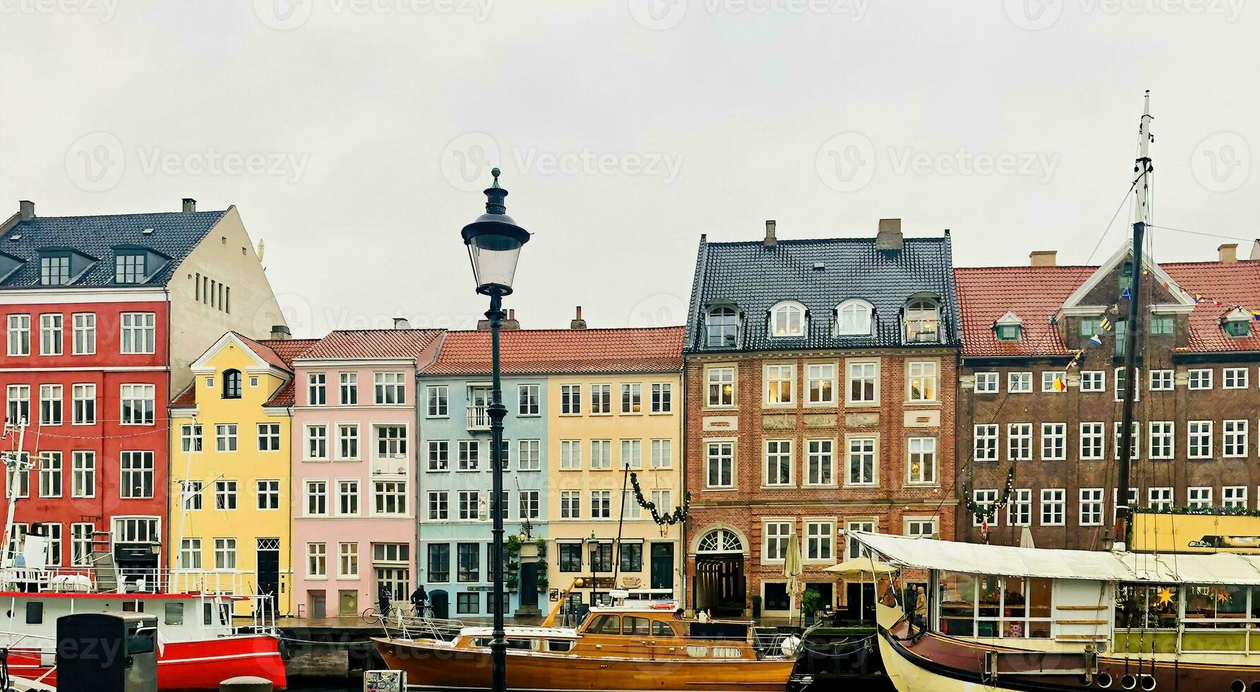 Copenhagen Nyhavn Harbor Scenery photo