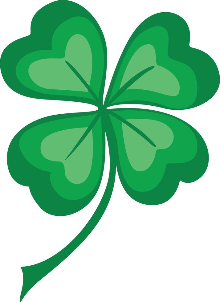 st patricks day four leaf clover border