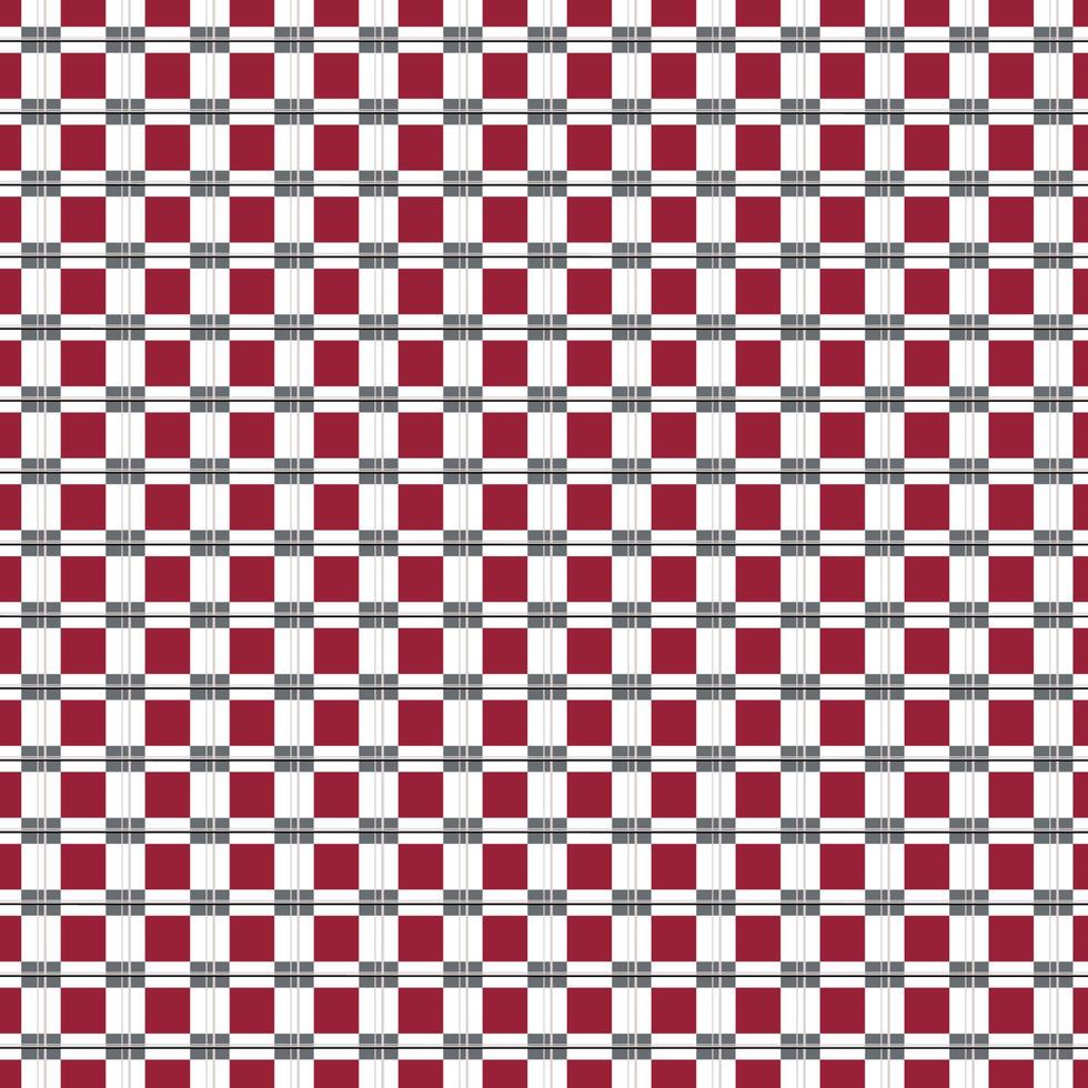 Seamless pattern of red chess vector