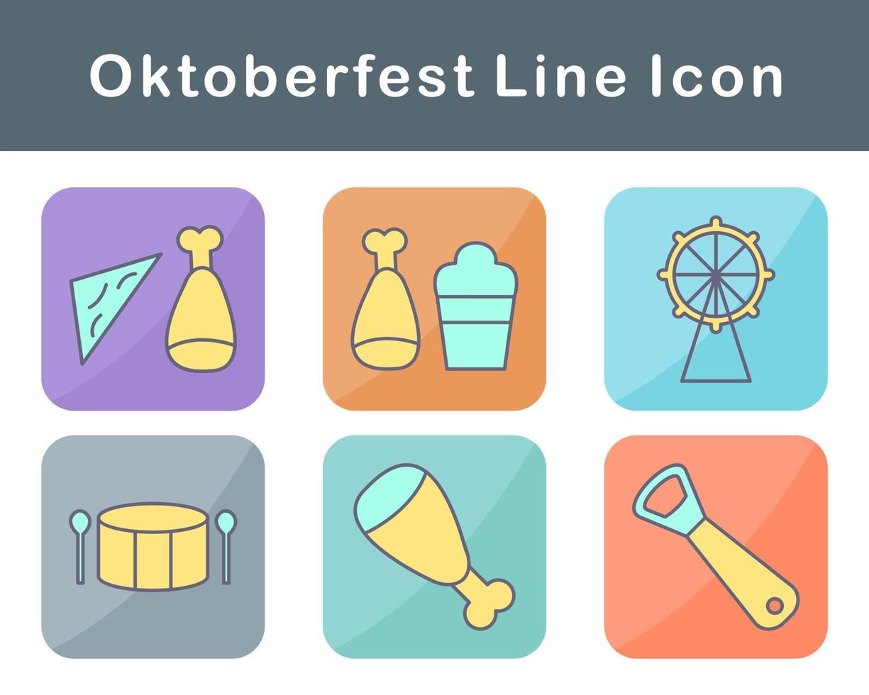 Oktoberfest Vector Icon Set