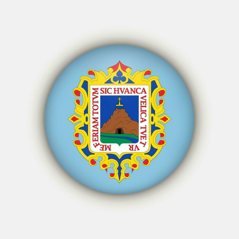 Huancavelica of Cuzco. Peru. Vector Illustration.