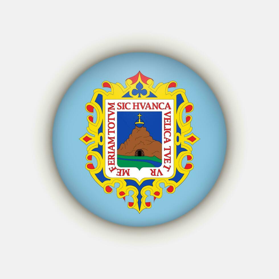 Huancavelica of Cuzco. Peru. Vector Illustration.