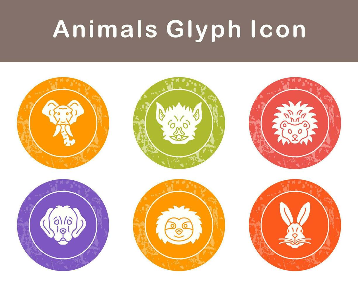 Animals Vector Icon Set