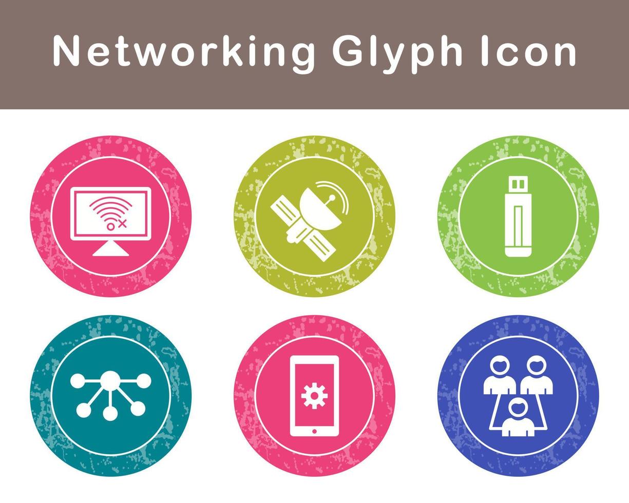 Networking Vector Icon Set