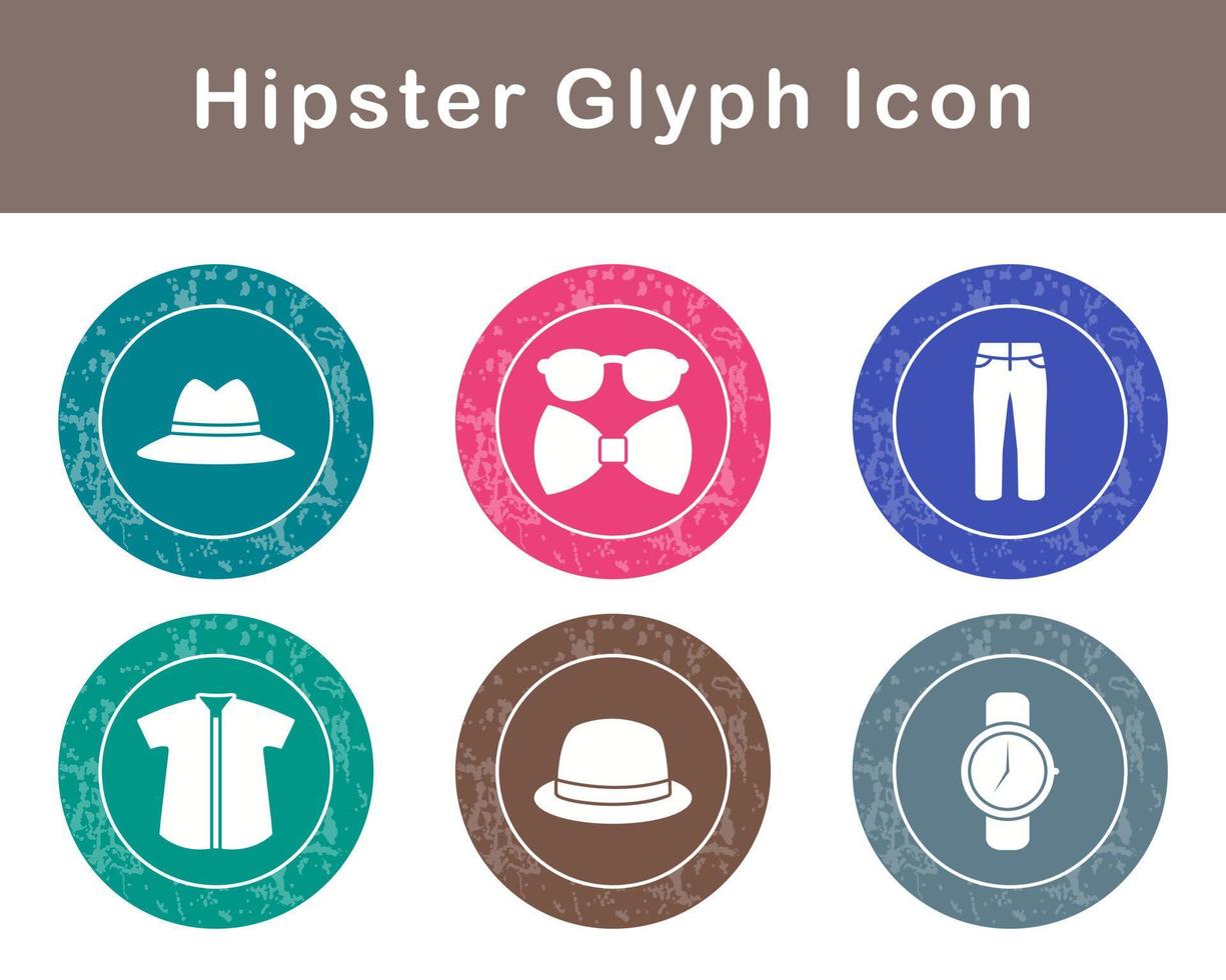 Hipster Vector Icon Set