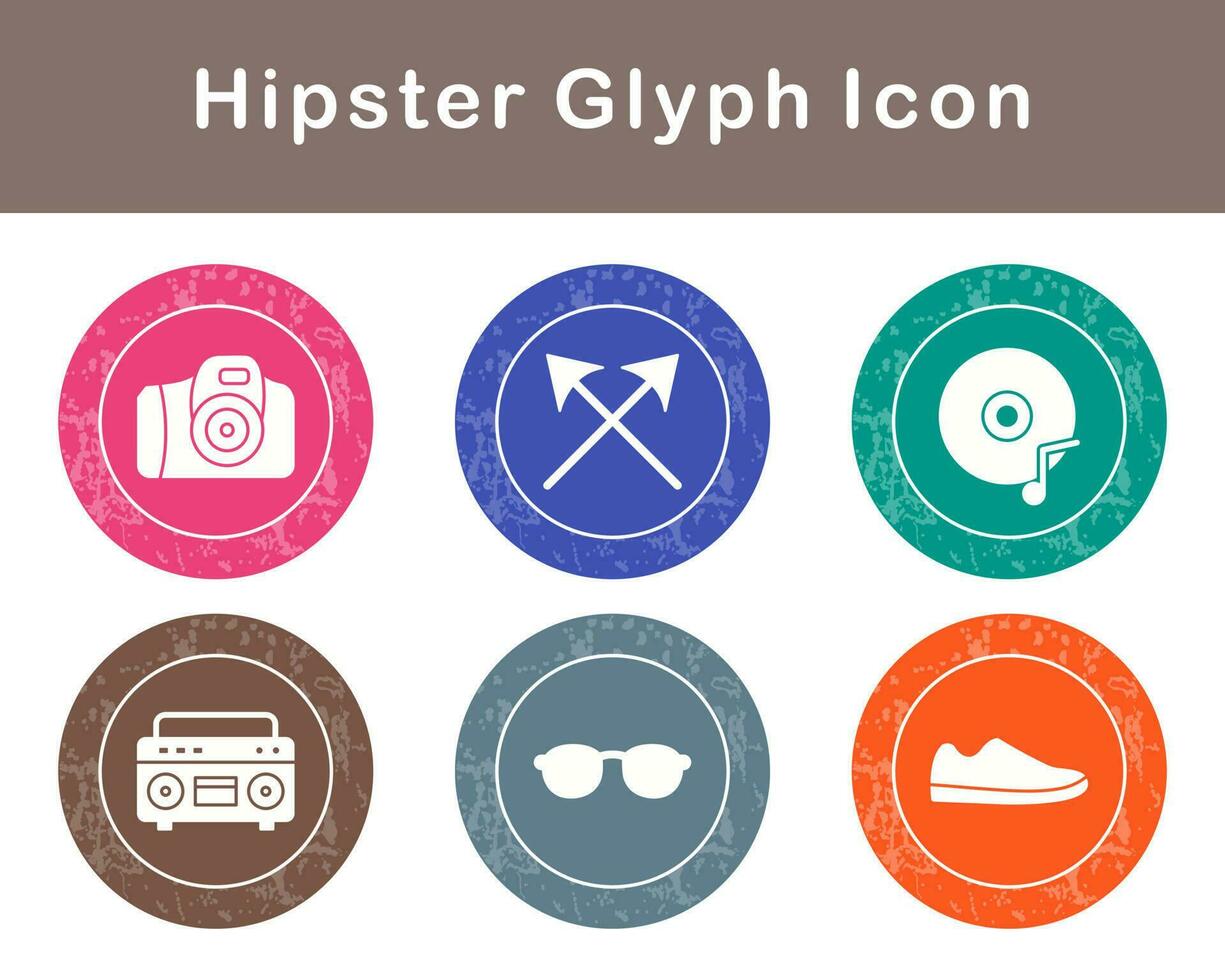 Hipster Vector Icon Set